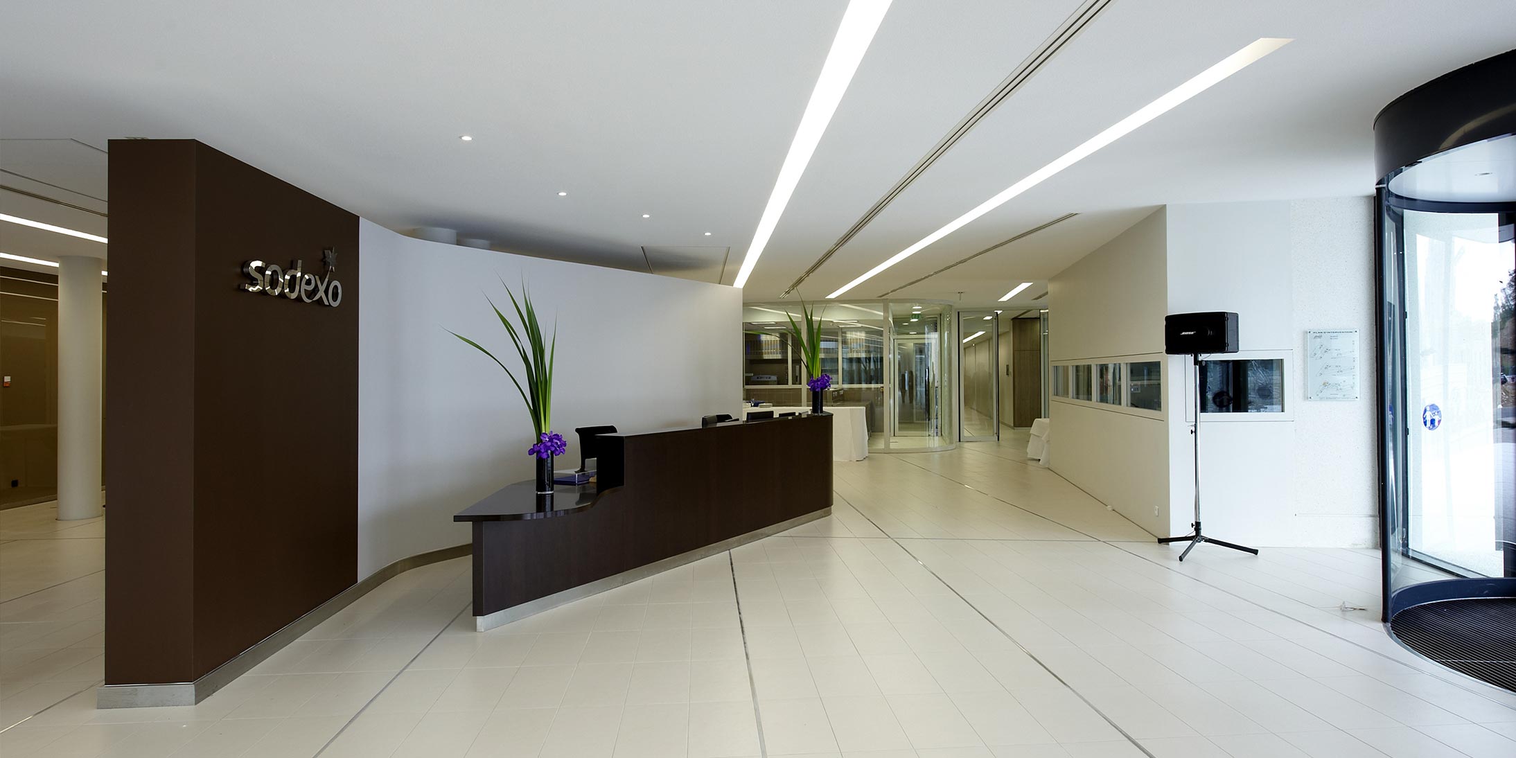 L’immeuble d’entreprise Canopée Sodexo a été réalisé par GA Smart Building à Guyancourt.