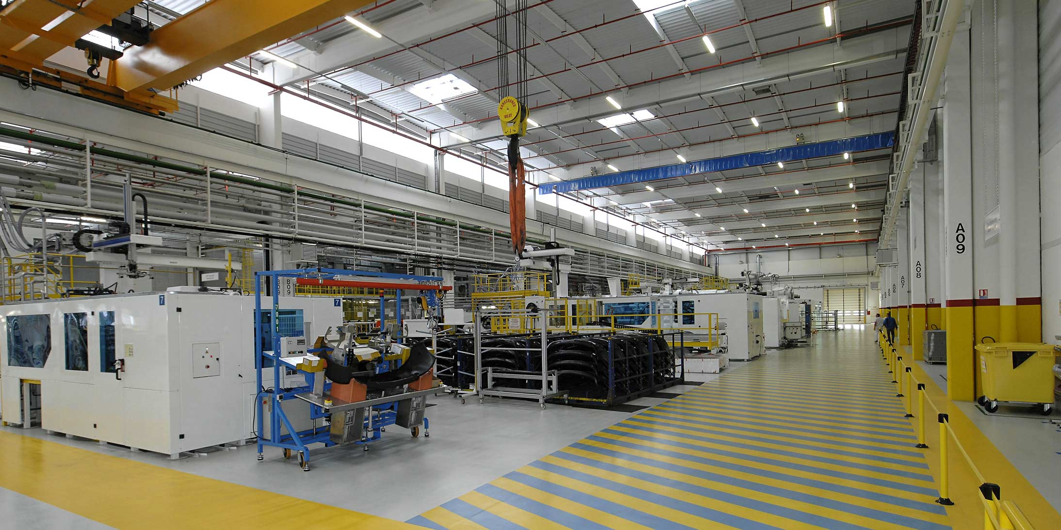 Le Groupe GA, entreprise de construction France, a réalisé une construction batiment industriel pour Plastic Omnium.