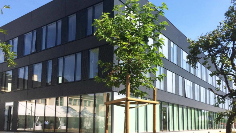 The Crédit Agricole Securities corporate office building in Mer