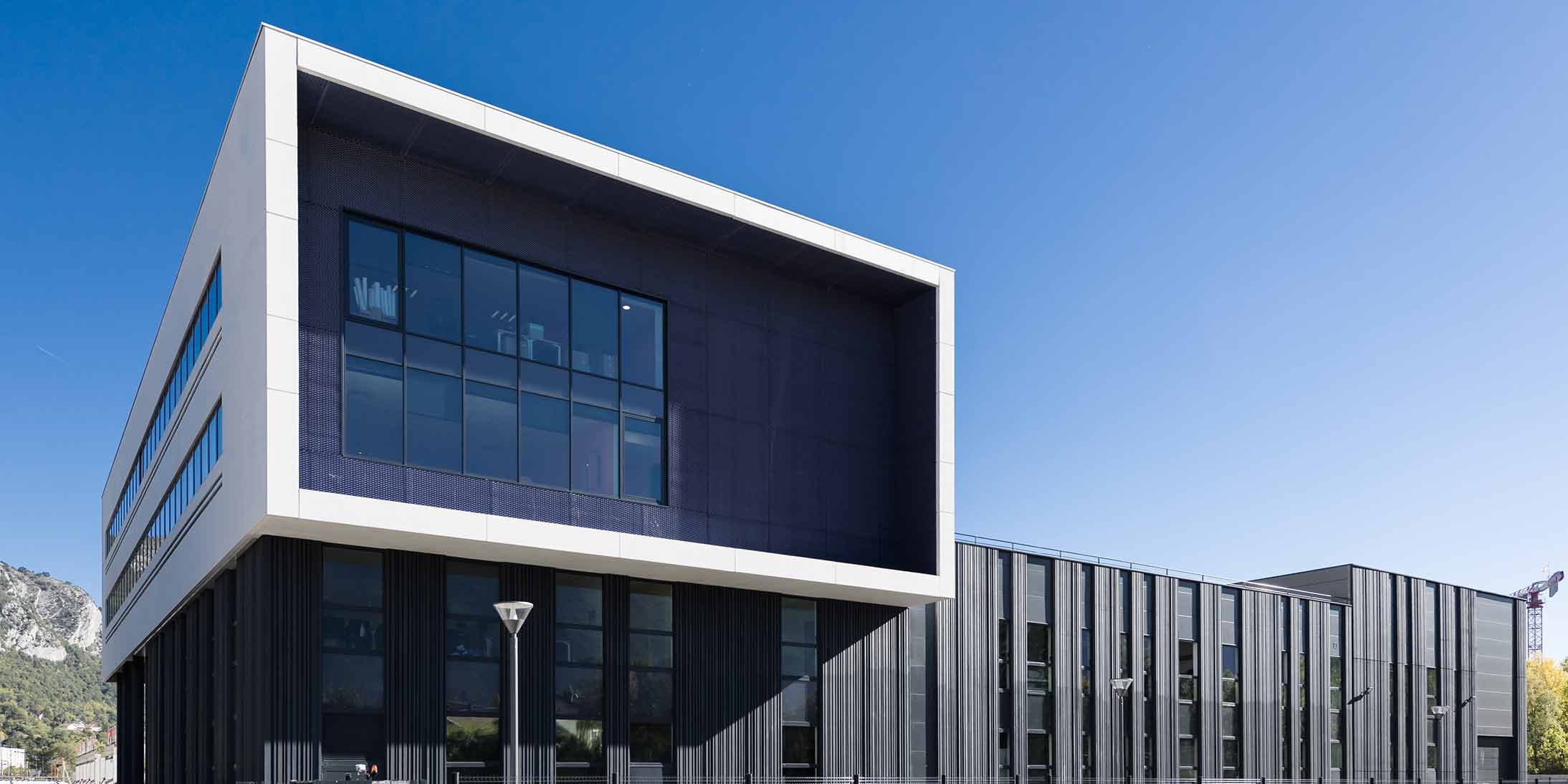 GA Smart Building a réalisé un centre de formation pour le Pôle Hydraulique du Groupe EDF dans le Parc Oxford en Isère.