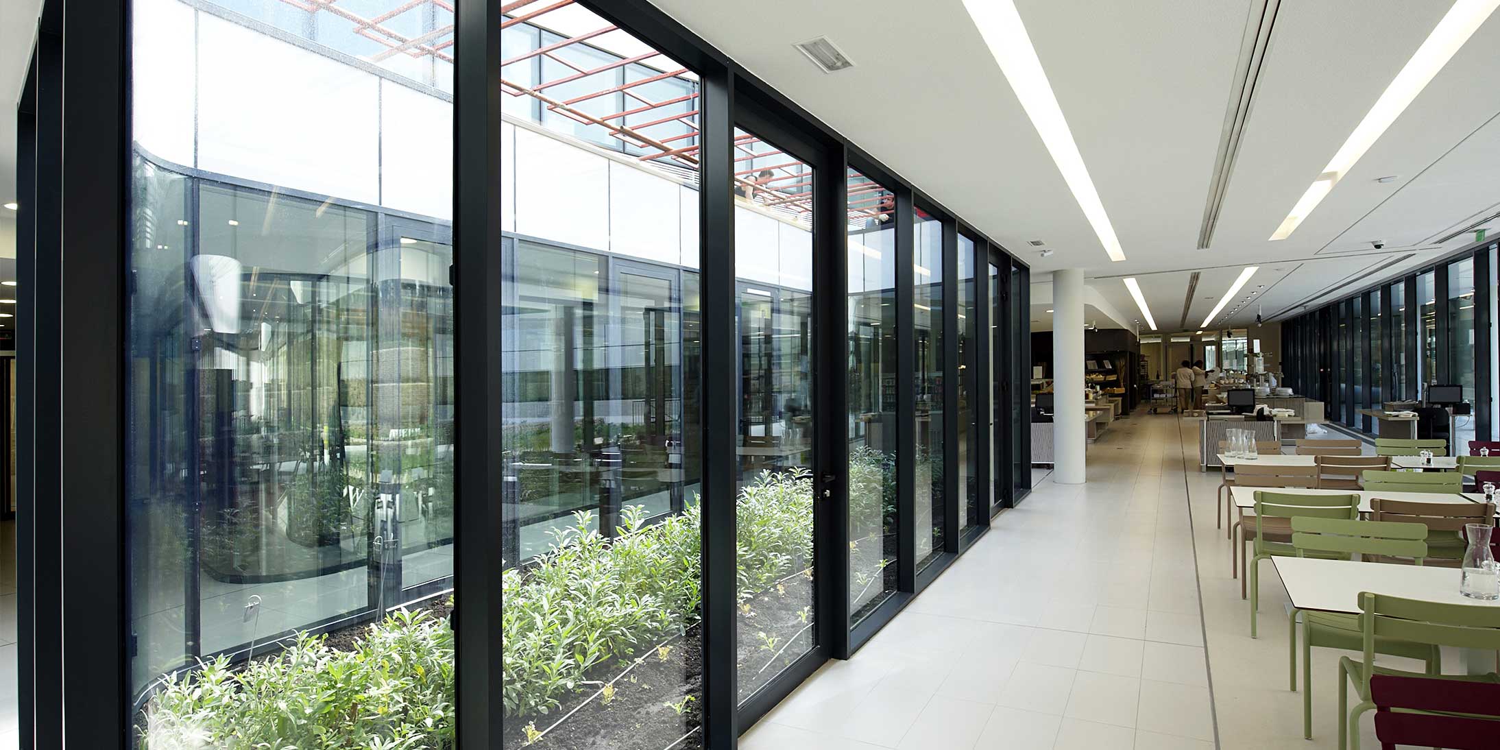 GA Smart Building, entreprise de construction France, a réalisé Canopée Sodexo à Guyancourt : un campus immobilier de bureau.