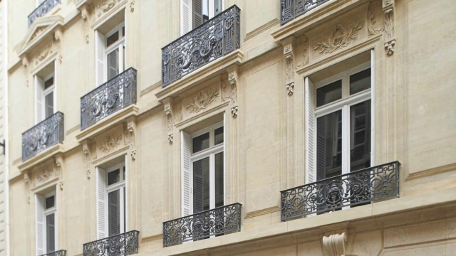 Renovation by GA on the Haussmann-style corporate office building at 6 rue Cambacérès in Paris