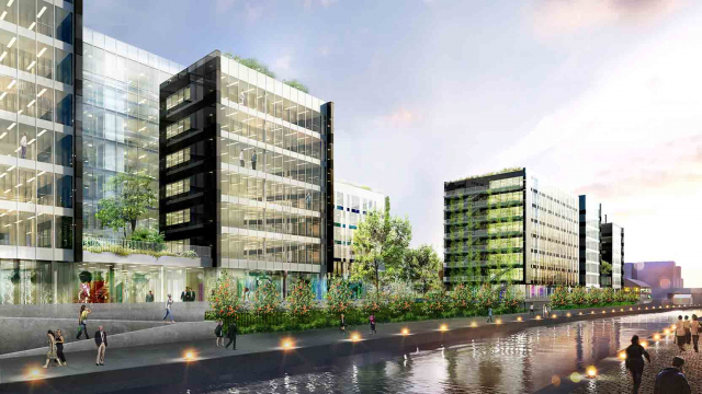 Séquano Aménagement signe un acte de vente avec BNP Paribas Immobilier et le groupe GA pour 18 000 m² de bureaux le long du canal de l’Ourcq à Bobigny
