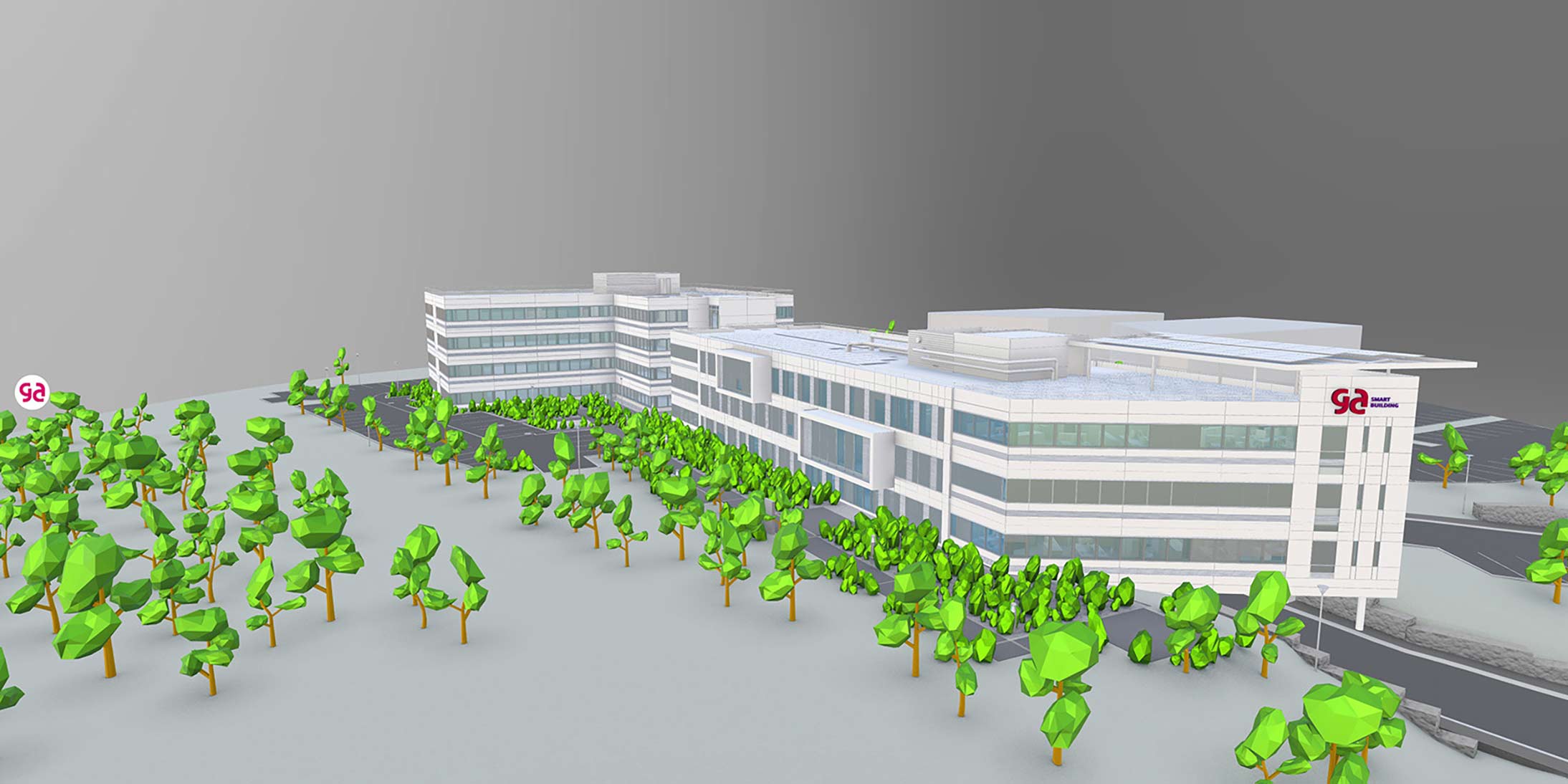 Grâce au logiciel de GTC Galaxy Pilot doté d'intelligence de GA Smart Building, tous les équipements connectés assurent le confort thermique et visuel du bâtiment.