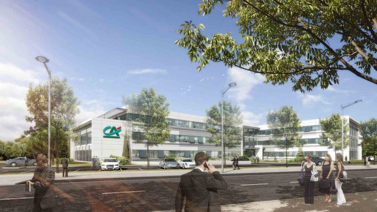 Crédit Agricole Immobilier et le Groupe GA s’associent pour la réalisation d’un nouvel immeuble de bureaux à Toulouse