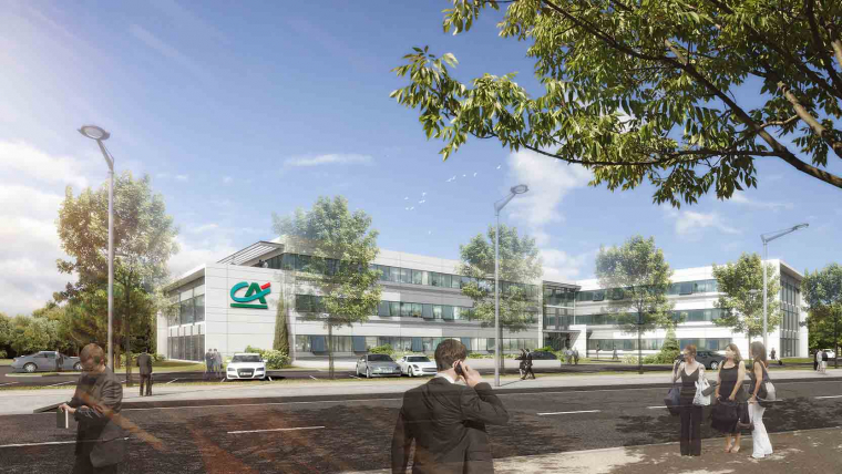 Crédit Agricole Immobilier and the GA Group lay the cornerstone of Abellio, the future head office of Crédit Agricole Immobilier in Toulouse