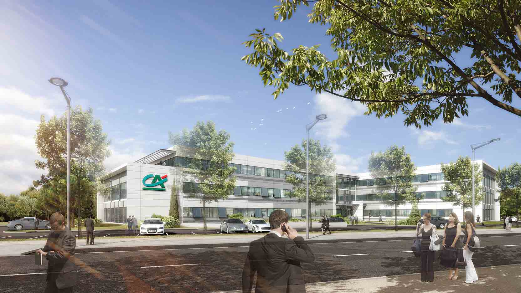 Crédit Agricole Immobilier and the GA Group lay the cornerstone of Abellio, the future head office of Crédit Agricole Immobilier in Toulouse