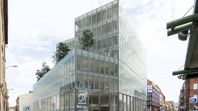 GA Smart Building réalise la rénovation du siège social du Crédit Agricole à Toulouse.