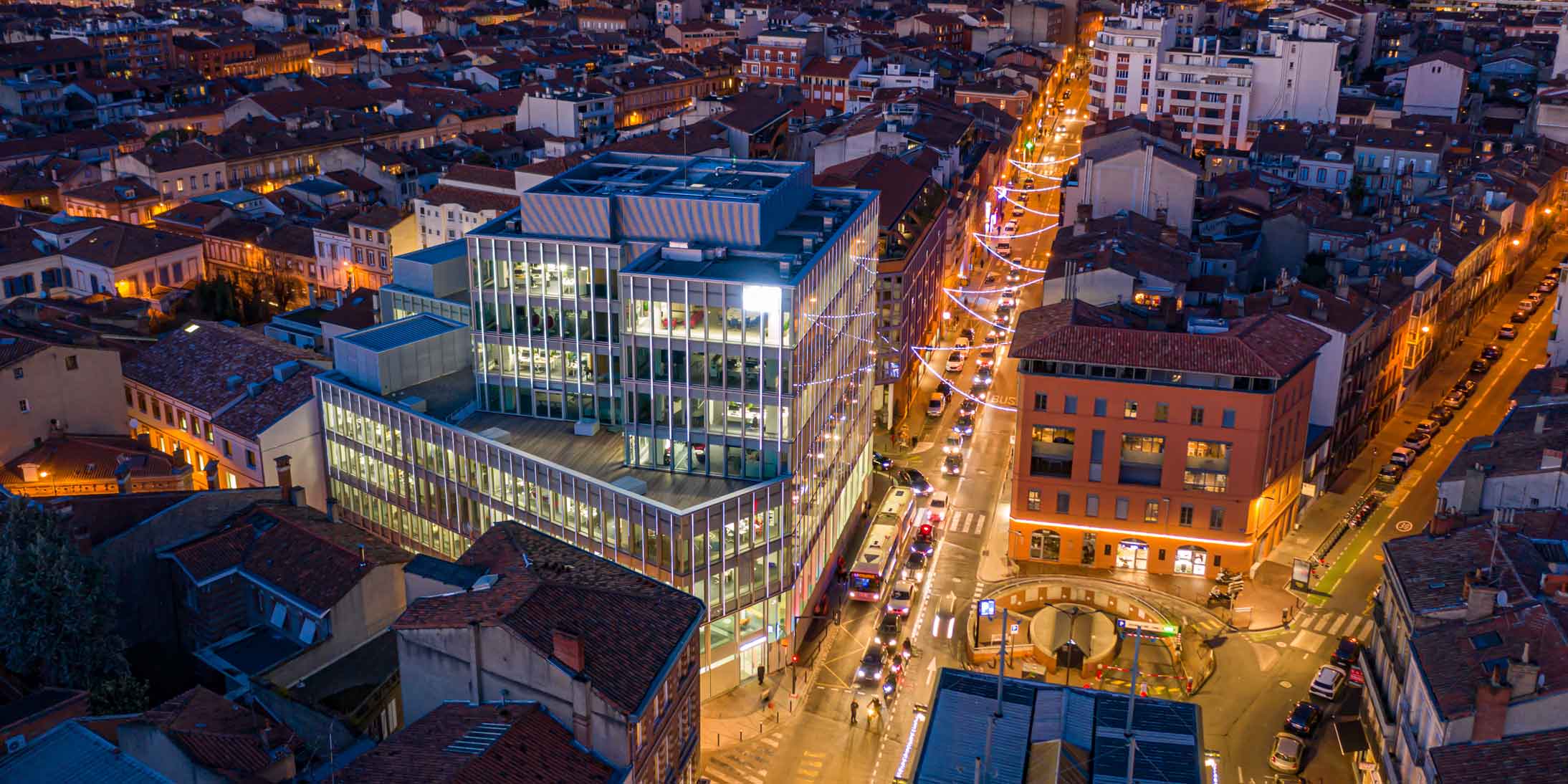 GA Smart Building a rénové le siège du Crédit Agricole Toulouse © Eole Capture