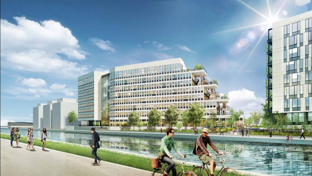 Irrigo: 16,300 m² of offices for lease in Bobigny, along the banks of the Ourcq Canal