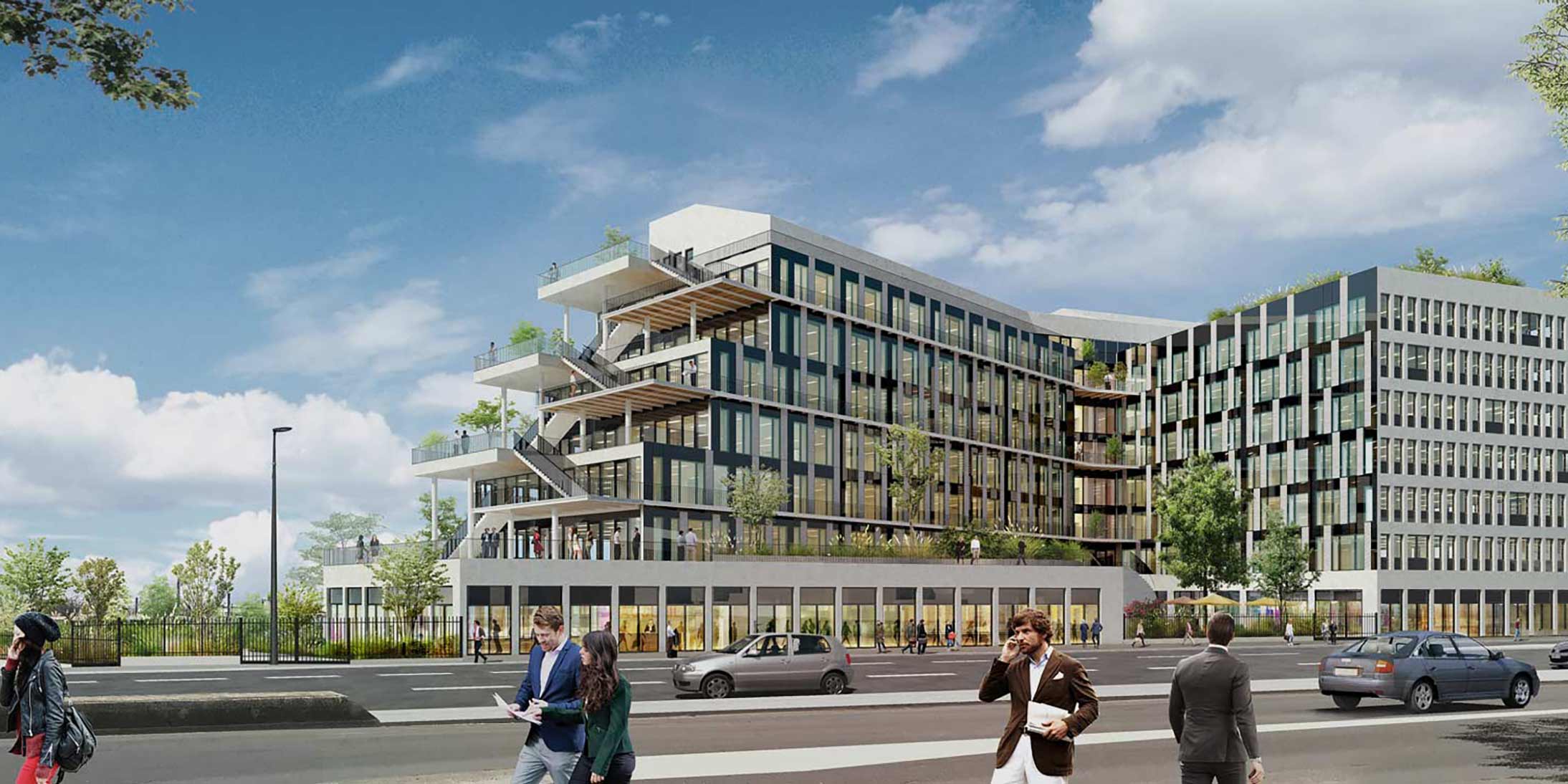 Irrigo à proximité de Luminem est une construction GA qui offre des plateaux de bureaux à louer.