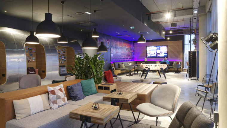 GA Smart Building has built a next-generation Moxy hotel at Roissy Charles de Gaulle airport