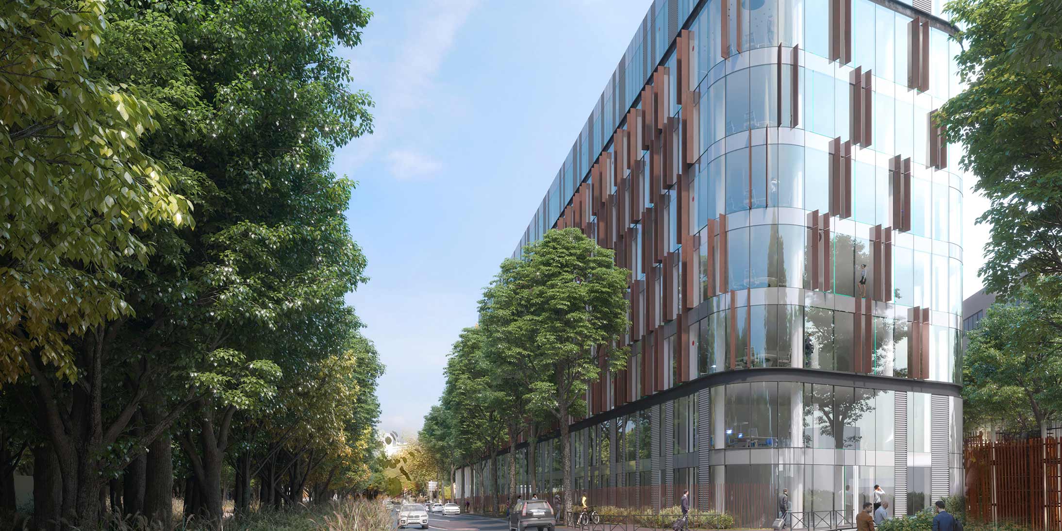 22,000 m² of latest-generation office space for Safran by GA Smart Building with Batipart, in Malakoff