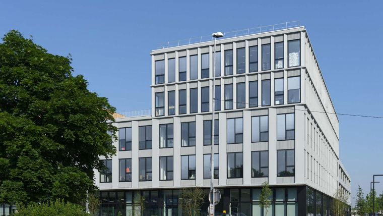 Le Groupe Balas inaugure Olympe, son nouveau siège social réalisé par GA Smart Building à Gennevilliers (92)