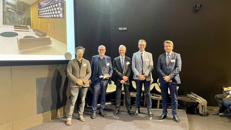 Nous sommes lauréats nationaux du concours des Clés d’Or pour la rénovation du siège social du Crédit Agricole 31 Toulouse !
