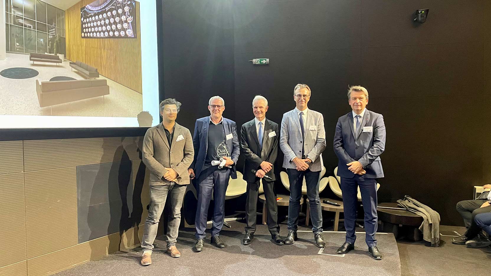 Nous sommes lauréats nationaux du concours des Clés d’Or pour la rénovation du siège social du Crédit Agricole 31 Toulouse !