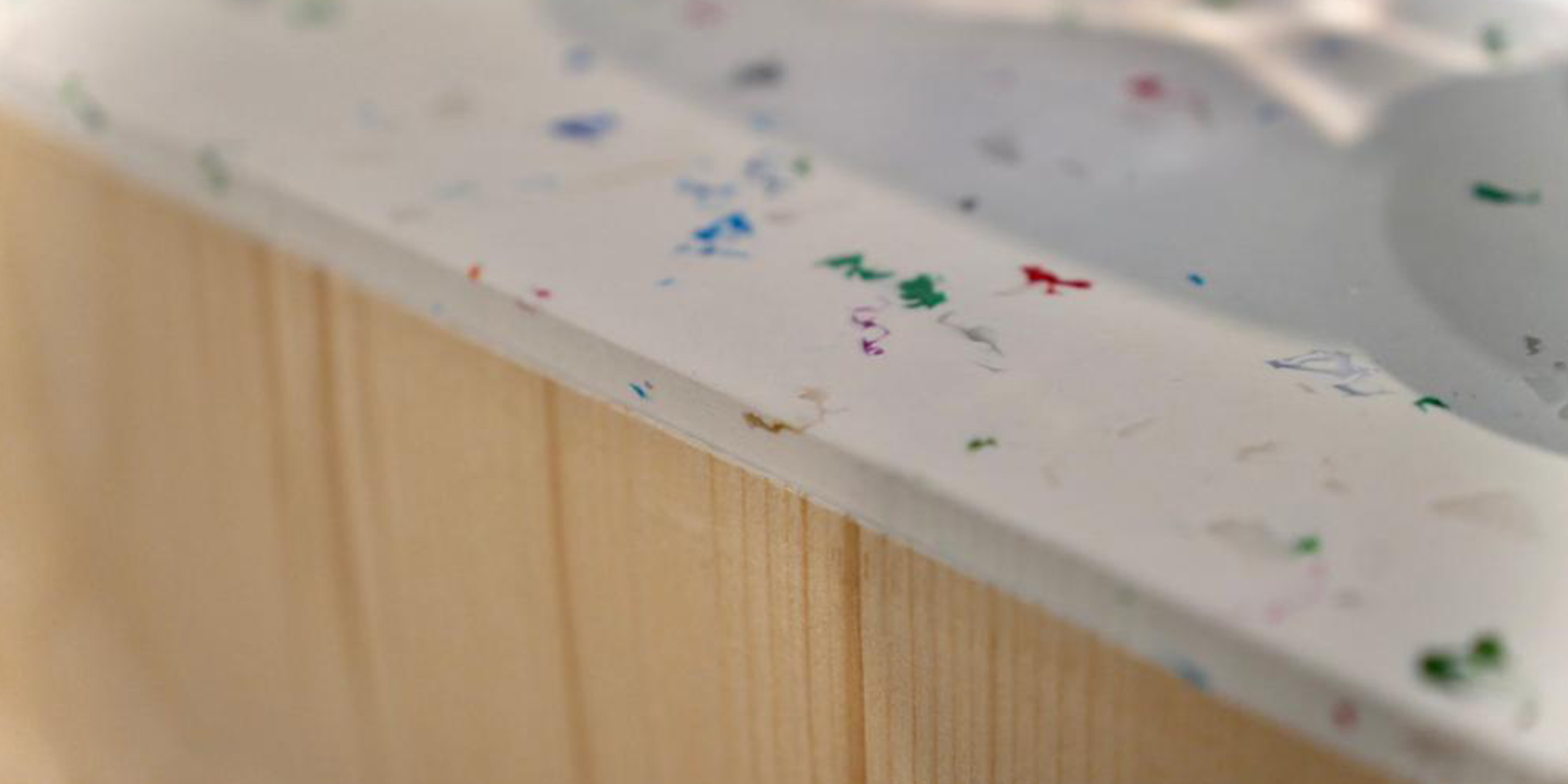 Revêtement en plastique recyclé et recyclable de GA Smart Building, lors du Sibca, le Salon de l’immobilier bas carbone.