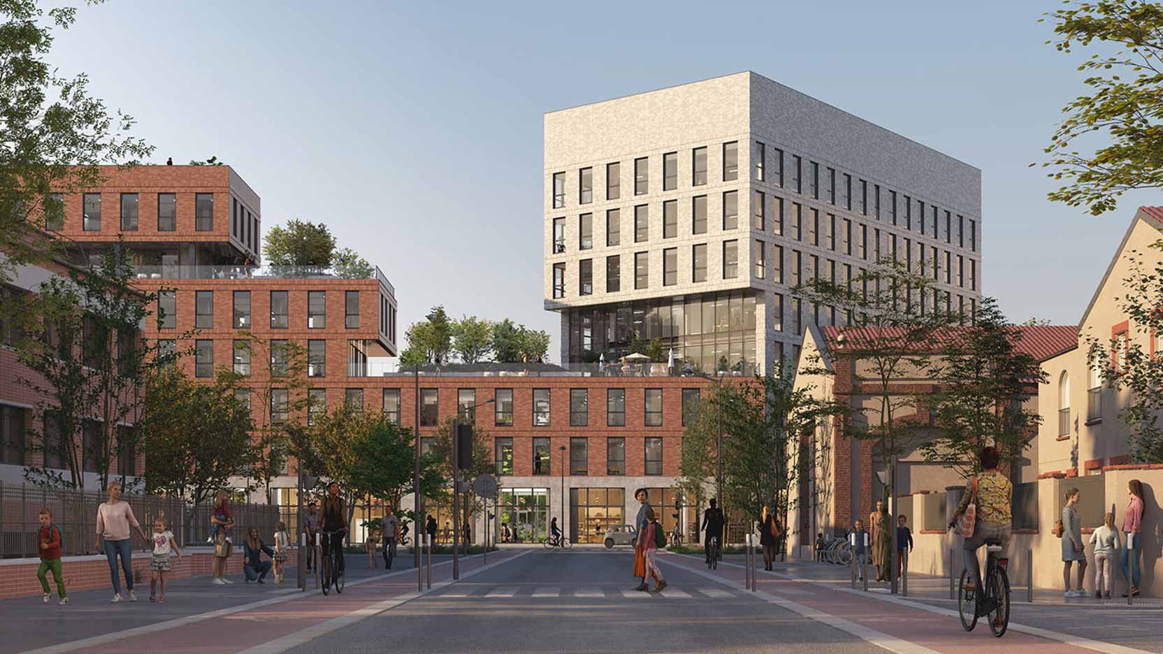 Les équipes de GA Smart Building vont réaliser un ensemble de 13 000 m² dans le quartier Grand Matabiau Quais d’Oc à Toulouse.