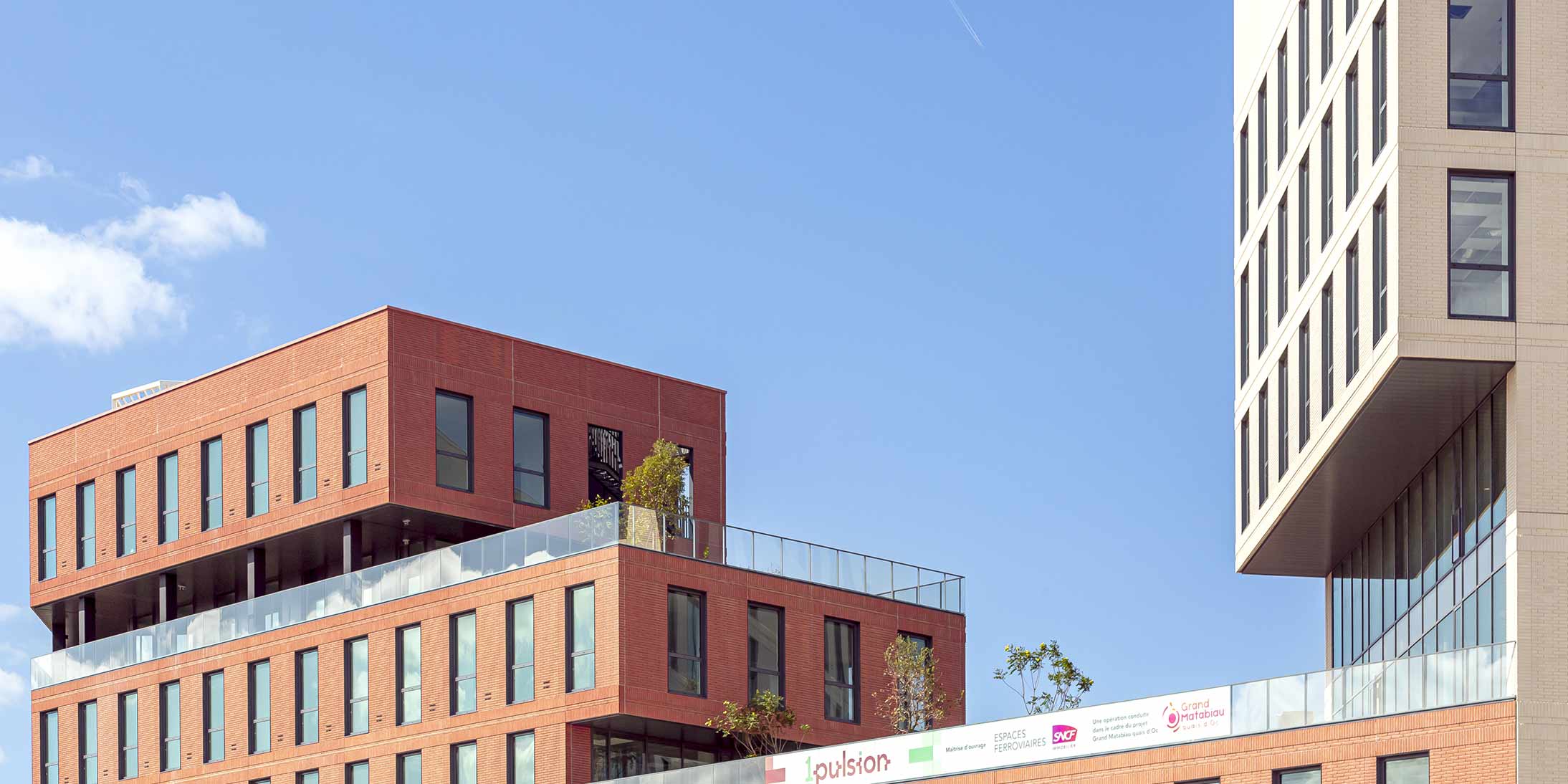 1pulsion, 13 000 m² de bureaux neufs pour le compte d’Espaces Ferroviaires.