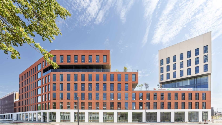 1pulsion, the 1st office building in the Grand Matabiau Quais d’Oc district