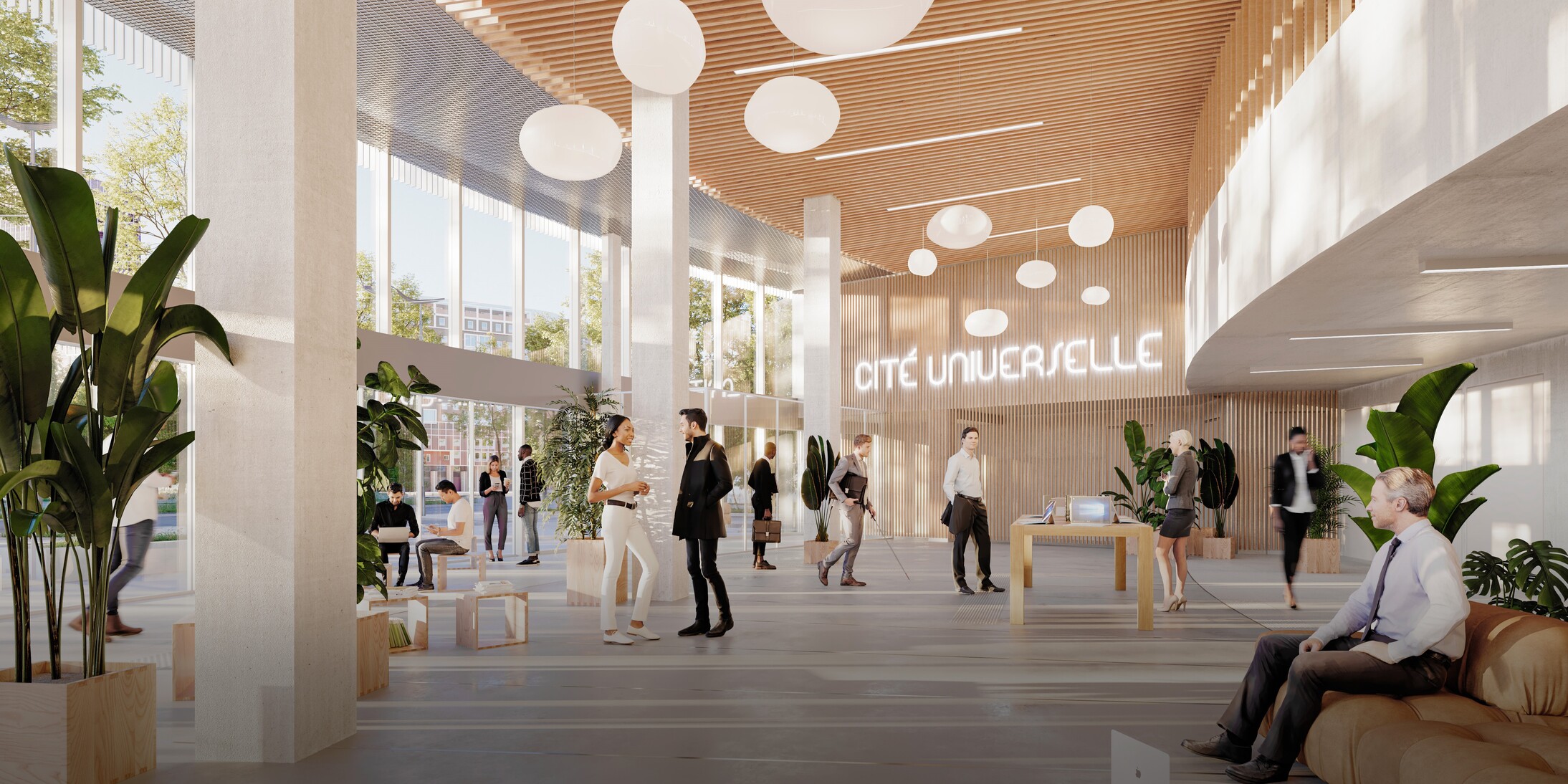 The Cité Universelle in Paris’ 19th arrondissement - an iconic urban landscape project of the future.