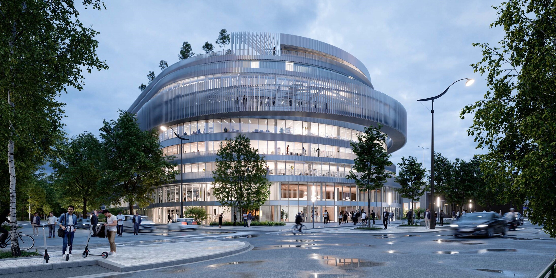 The Cité Universelle in Paris’ 19th arrondissement - an iconic urban landscape project of the future.