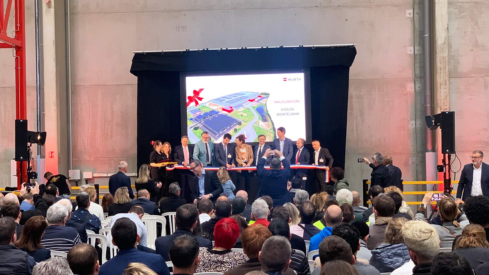 The extension and modernisation of the Würth Group’s logistics platform  in Montélimar has officially begun!