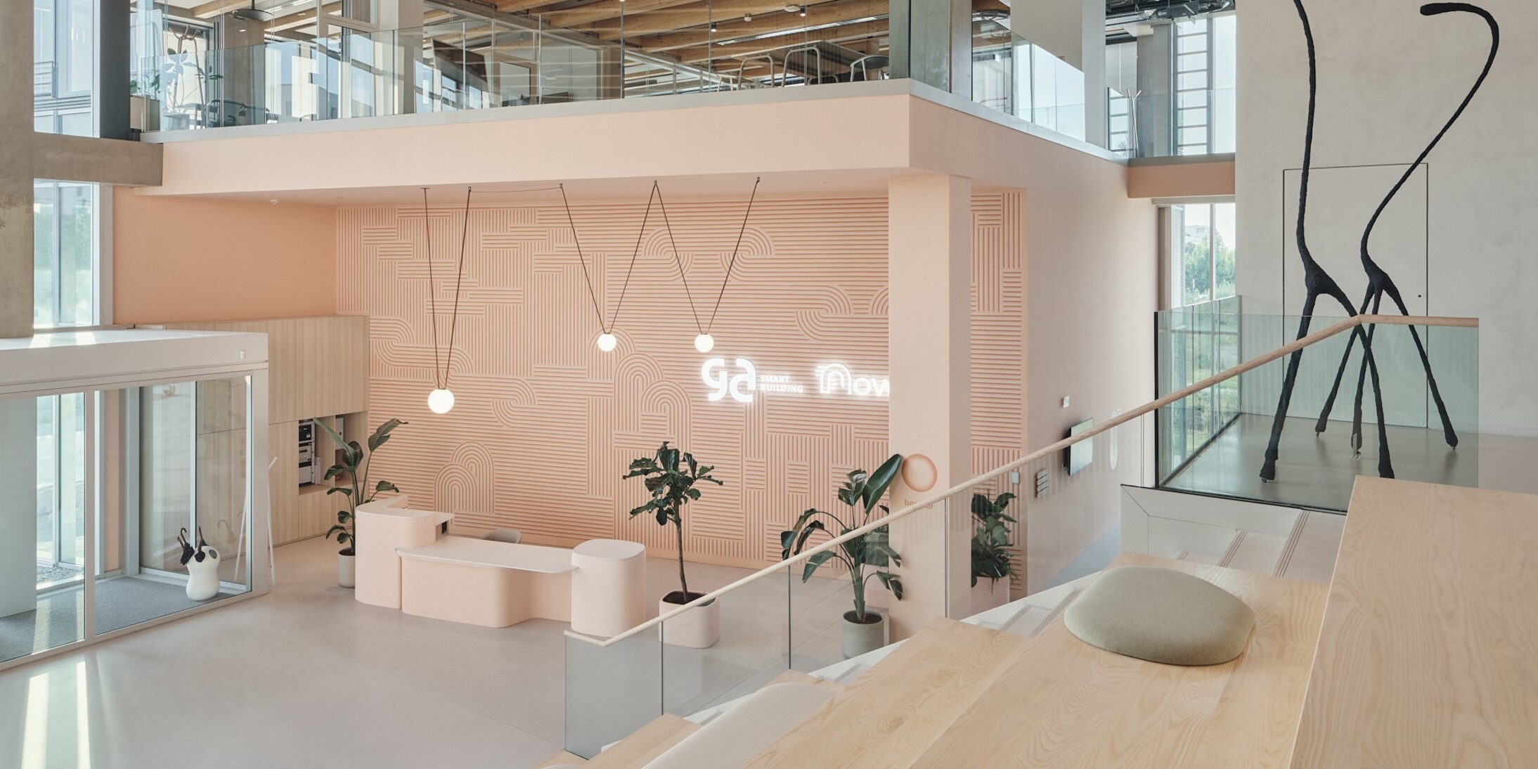 Accueil de Niwa, nouveau siège social de GA Smart Building à Toulouse