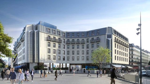 Ga Renovation Siege Social Cnes Paris