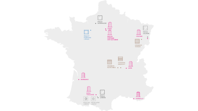 Découvrez les implantations du Groupe GA en France et le savoir-faire industriel déployé sur tout le territoire français.