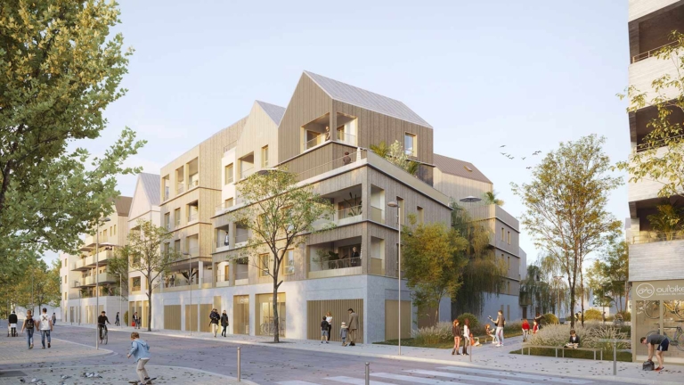 221 Rooj by GA homes in Tours, within the Casernes Beaumont-Chauveau redevelopment zone
