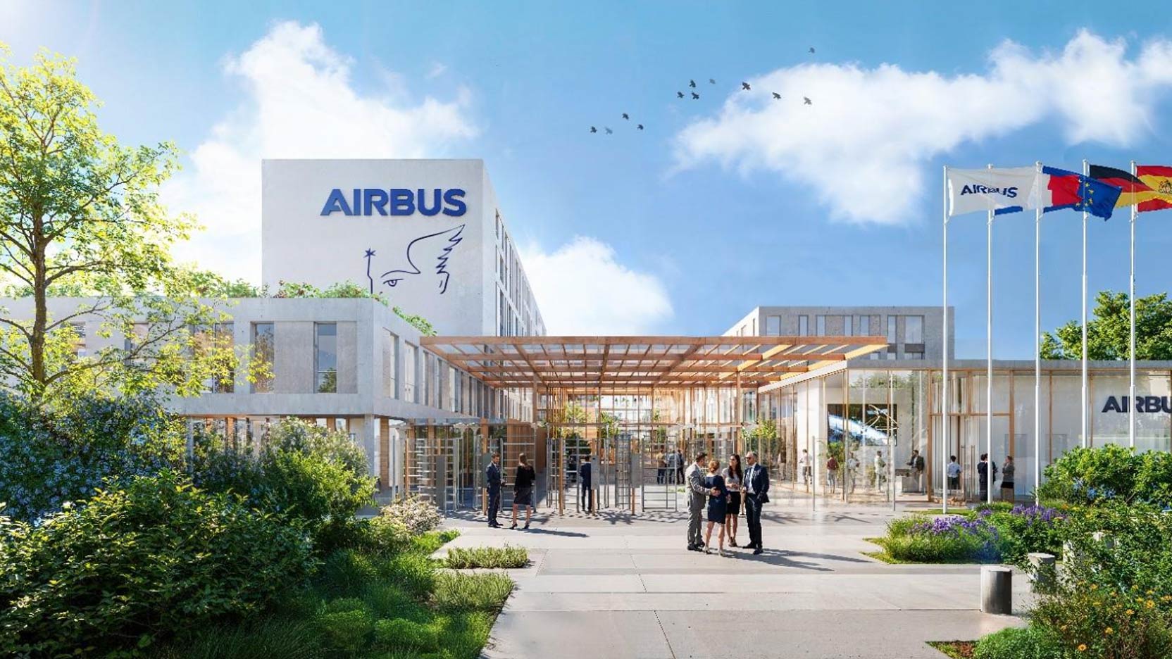 Campus Grand Paris Airbus Defence And Space GA Smart Building