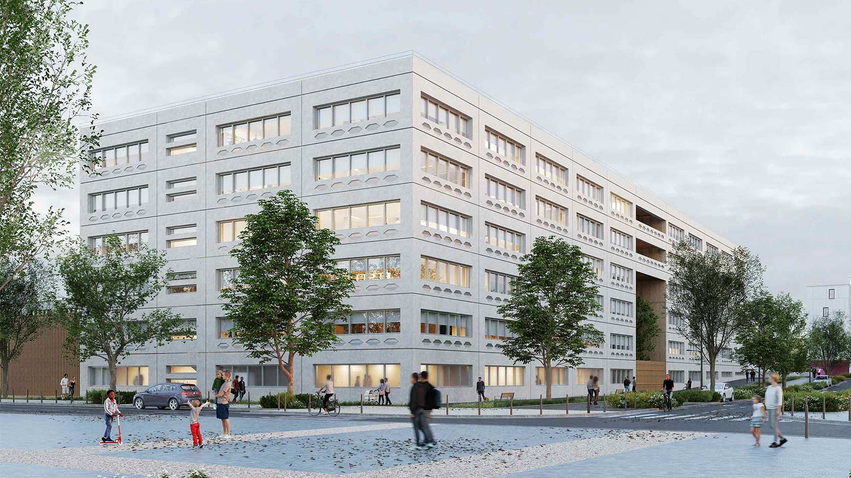 À Massy-Palaiseau, un immeuble de bureaux et de laboratoires pour Safran Electronics & Défense 