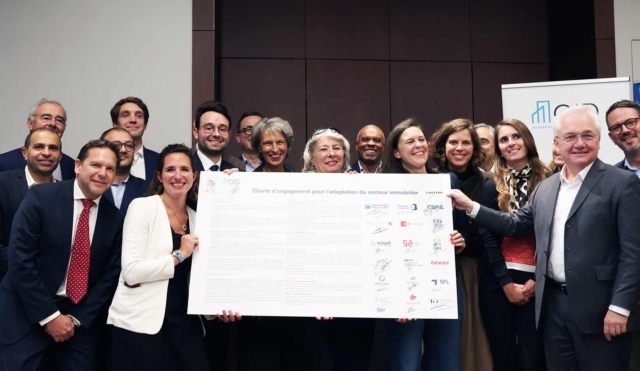 Signataire Charte d’engagement à l’adaptation du secteur immobilier au changement climatique, GA Smart Building