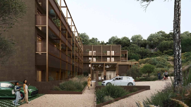 Projet Omega Valbonne à Sophia Antipolis : transformation d’un ancien hôtel en résidence étudiante sociale de 104 logements