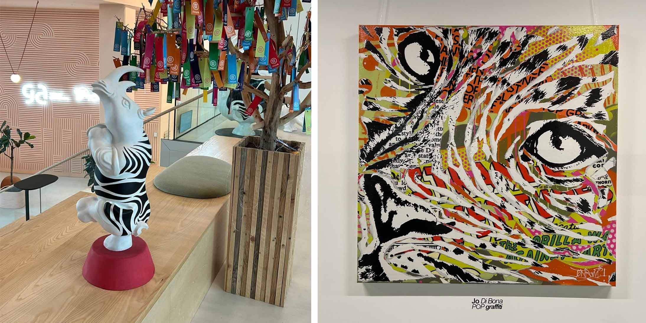 Bestiaires Contemporains Street Art Bureaux toulousains de GA Smart Building