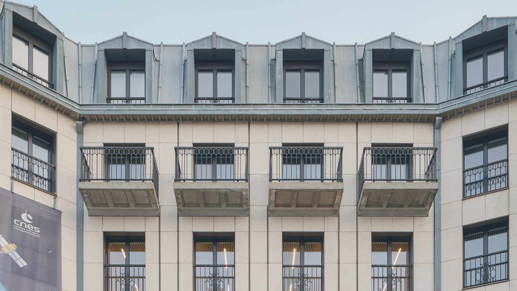 Rénovation du siège du CNES aux Halles à Paris par GA Smart Building.